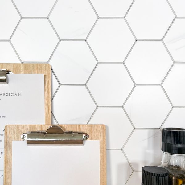 Hovedbilde 10-pk Stein hexagon marmor veggfliser