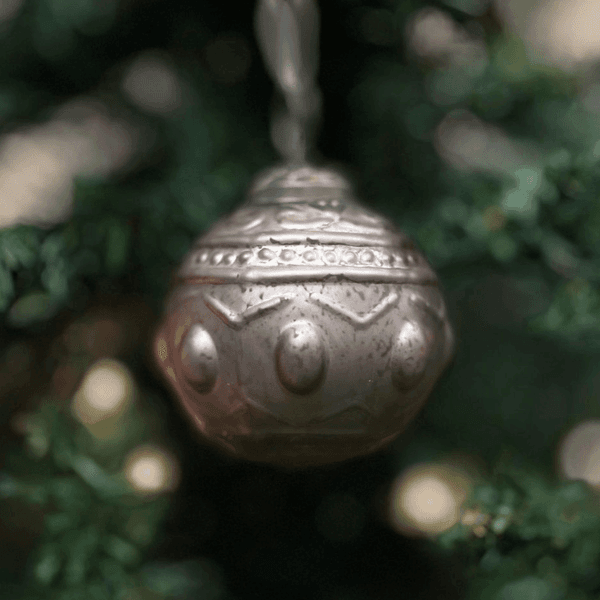 Hovedbilde Rustikk, julekule 6